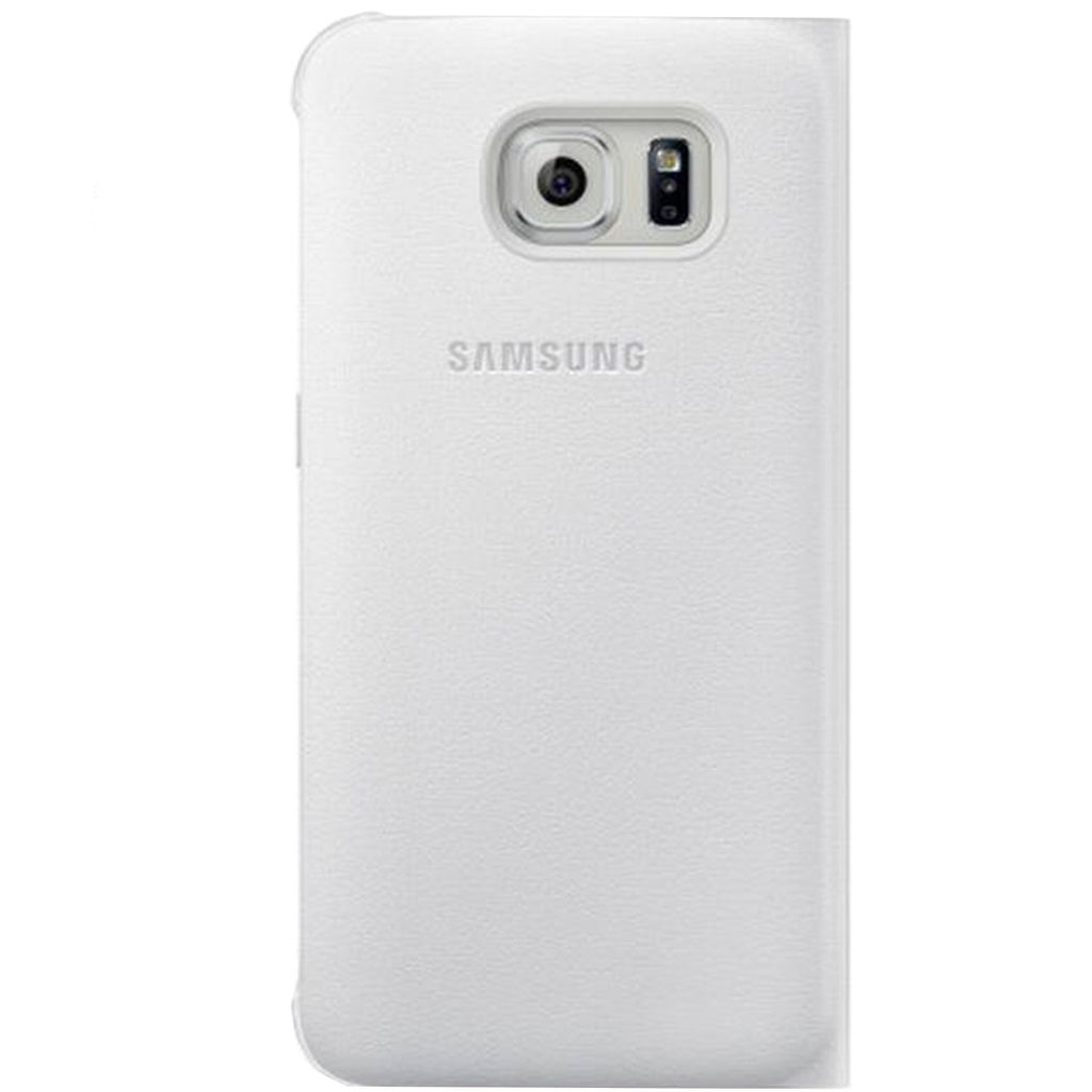 Samsung Flip-Tasche EF-WG925PW für Galaxy S6 Edge weiß