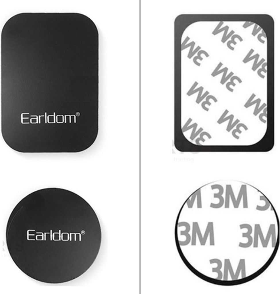 EARLDOM EH87 Magnet Thinplate 2er-Pack für magnetische Handyhalterungen