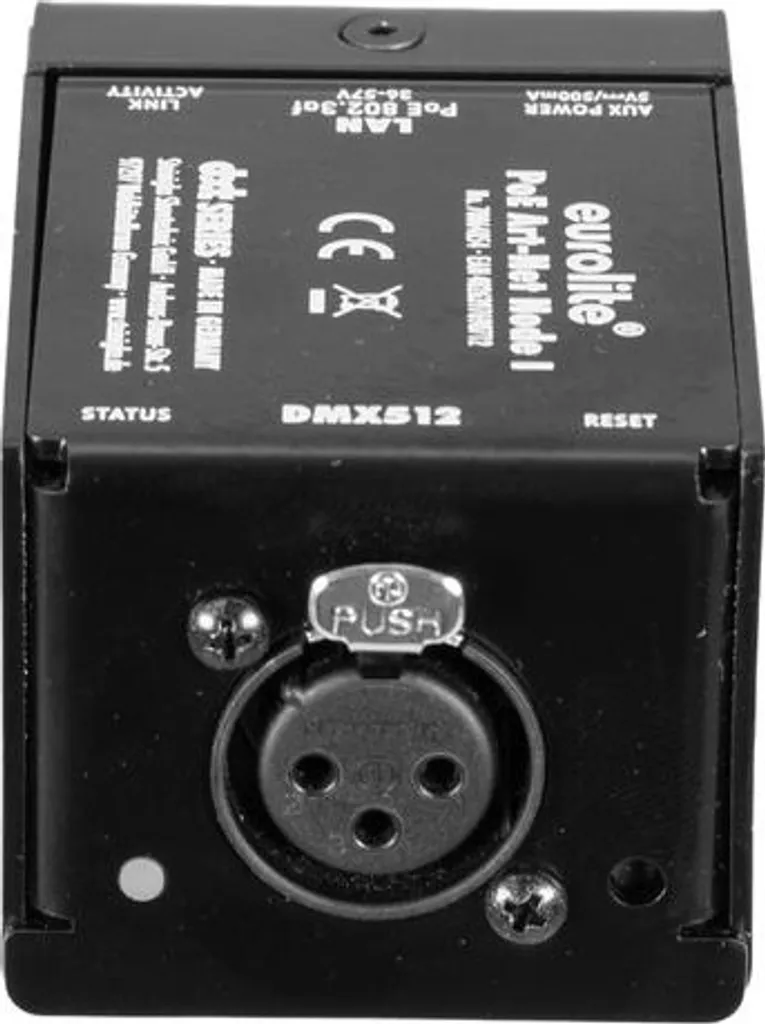 Node Art-Net vers DMX Eurolite DXT avec Alimentation PoE Intégrée