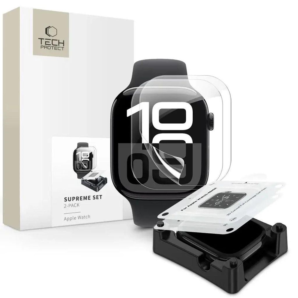 Folia Hydrożelowa Tech-Protect Supreme Set 2-Pack Apple Obrázok produktu 