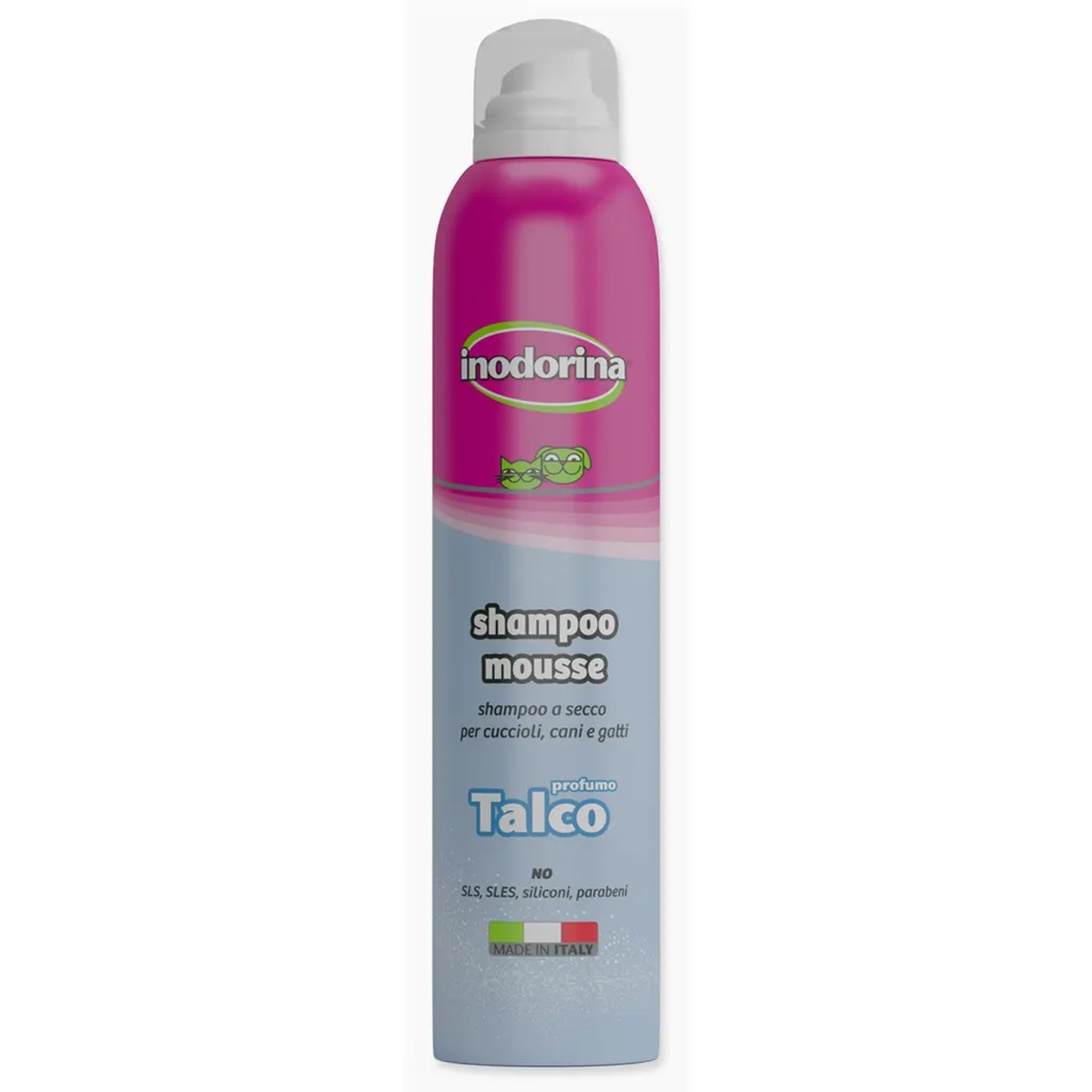 Shampoo Secco Professionale Baby Powder 300ml | Mousse per Toelettatura