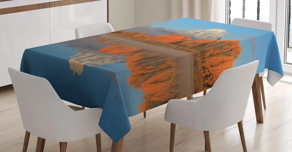 Tovaglia Autunnale ABAKUHAUS 140x170 Grand Teton - Stile e Praticità