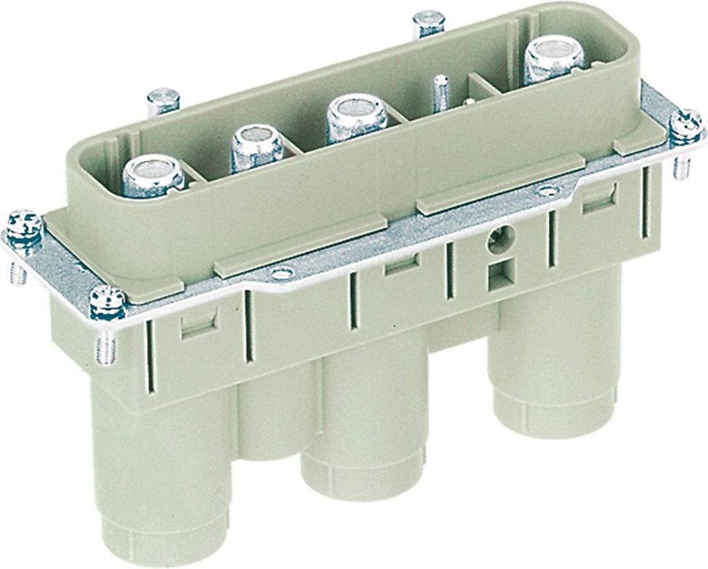 HARTING Han K 3/2 Stifteinsatz (M) Axialschraub- / Schraubanschluss, 5-polig 3/2+PE 2000V/1150V, 200A/16A - 1 Stück