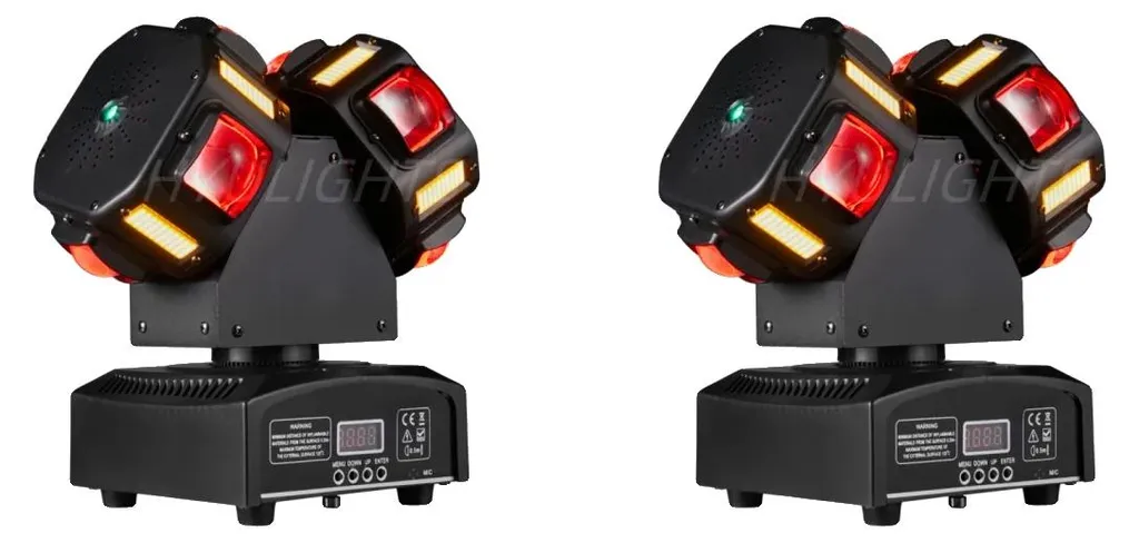 Projecteur motorisé RGBW laser multicouleur avec prise secteur France