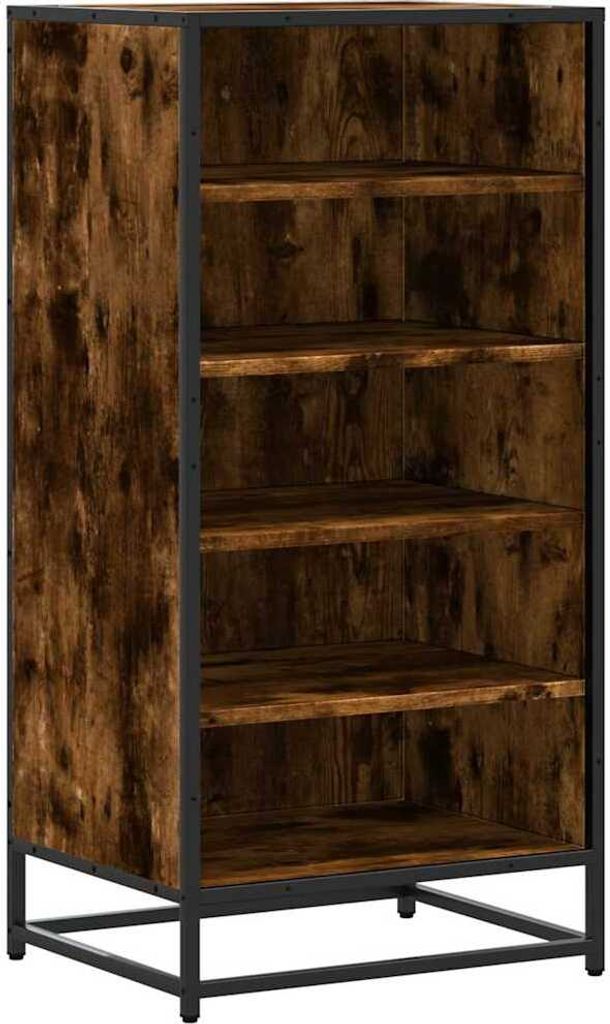 Schuhregal Räuchereiche 48x38x97,5 cm Holzwerkstoff
