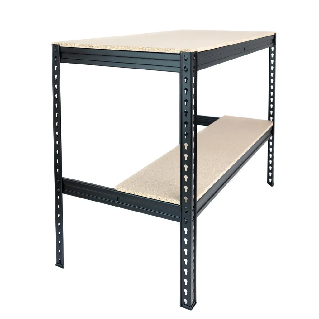 Établi robuste 120 cm ePlatinum à emboîter et structure acier peint 800kg