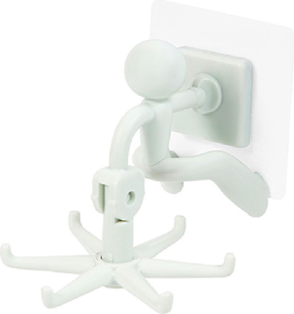 1 Set Aufhängehaken, stanzfrei, 360-Grad-Drehung, spurlos, 6 Krallen, Aufbewahrung von Kochutensilien, drehbarer Klebehaken für den täglichen Ge...