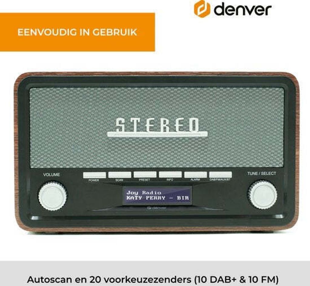 Denver DAB-18 Natural Cyfrowe radio DAB + Zdjęcie produktu 16