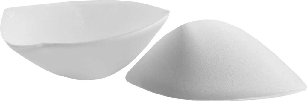 1 Paar BH-Schalen mit Push-up Effekt, Einlagen, verschiedene Größen, weiß, Größe:46B