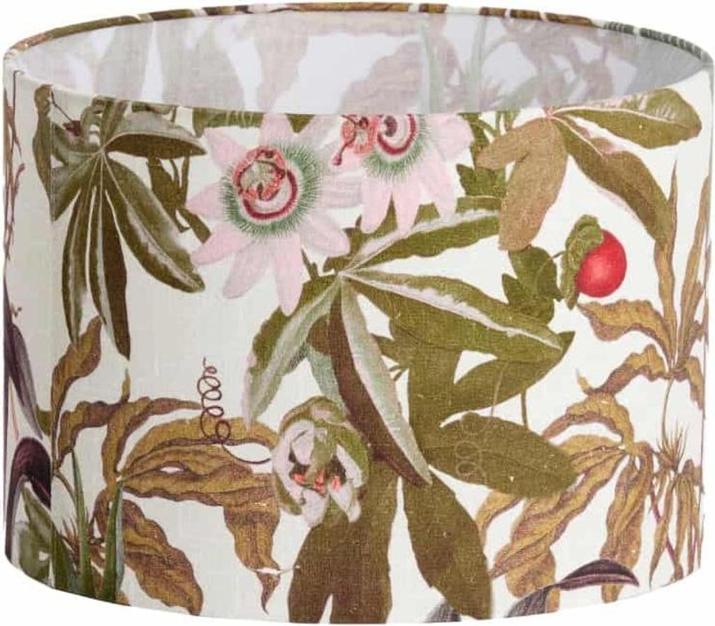 Light & Living - lampenschirm - Isadore - weiß - textil - E27 - 2230411