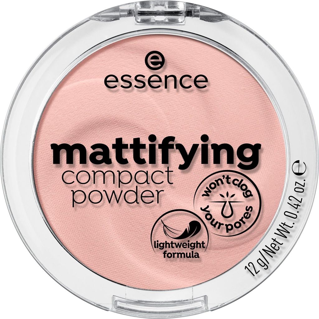 Essence Cosmetics Compact Powder Matificantes 10-Light Beige 12g