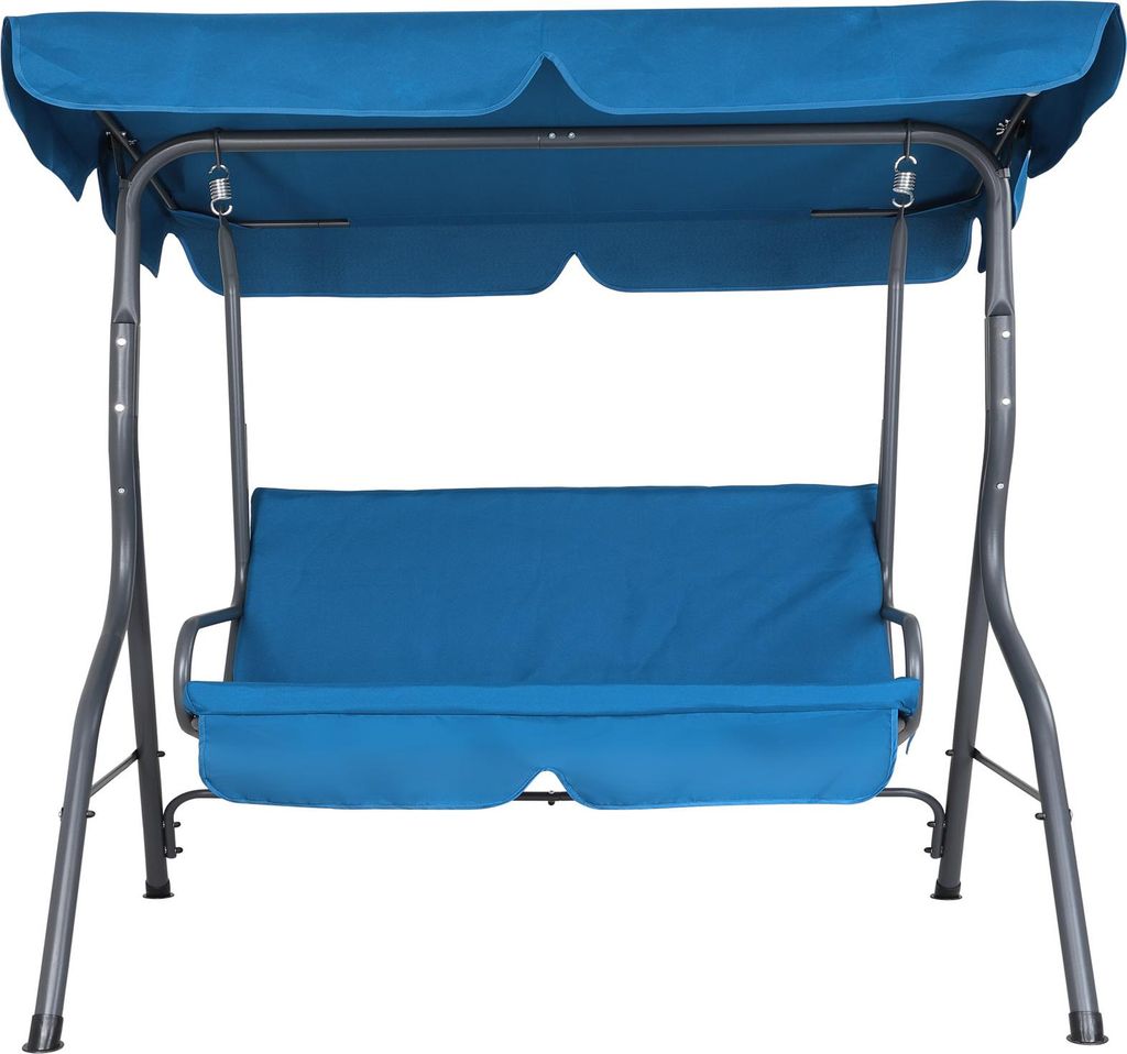 Balancelle de Jardin Hollywood Bleu 140x112x150 cm Image du produit 