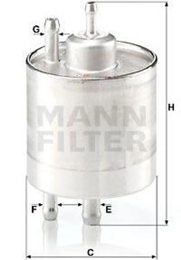 Filtre carburant pour Mercedes Classe A et Vaneo - Entretien moteur OE