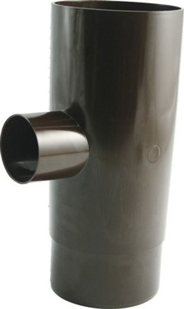 Marley Rohrabzweig Kunststoff rund 87° Schokoladenbraun RAL 8017 NW 105/53 mm