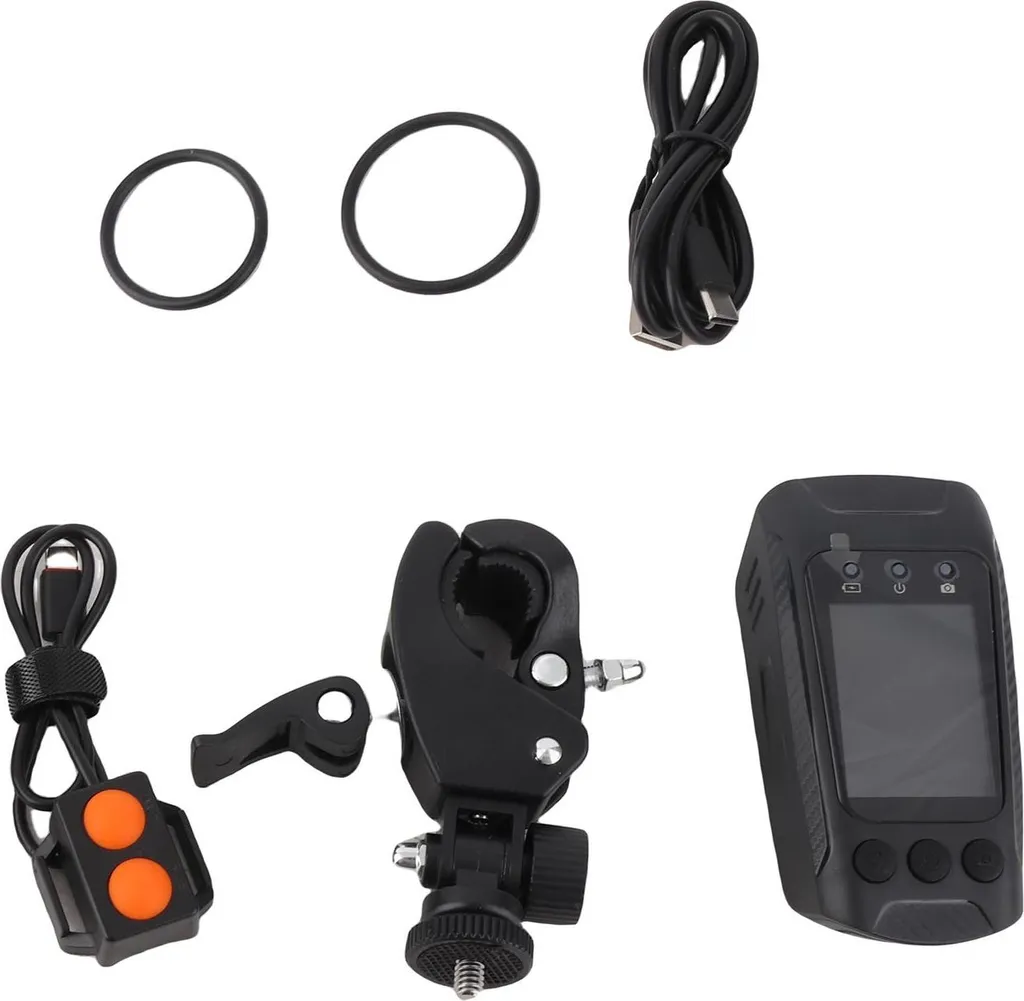 Dashcam Moto et Vélo 4K avec Avertisseur Sonore et Connexion Sans Fil