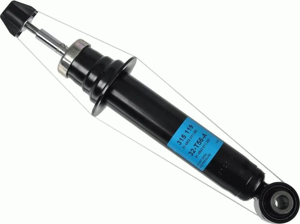 Amortisseur SACHS 315 119 - Remplacement OE 9686177480 pour Citroën C5