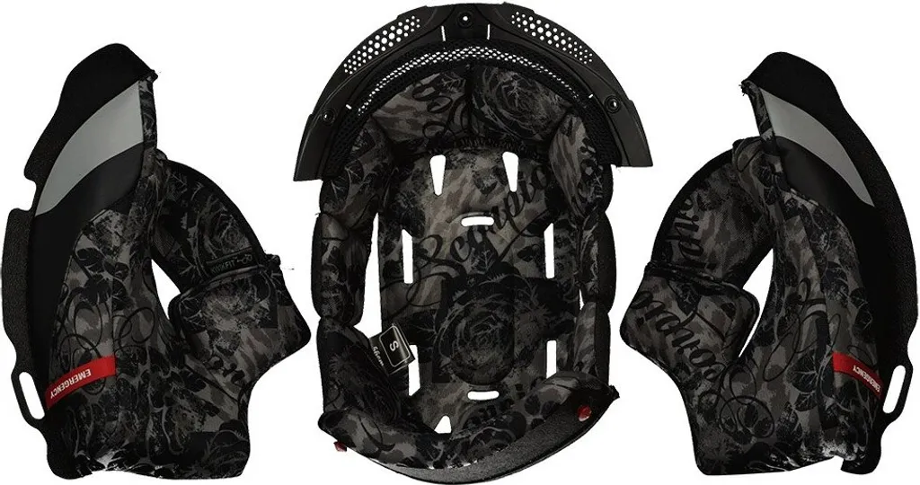 Mousses de Rechange pour Casque Scorpion Exo-520 Evo Air en Taille M