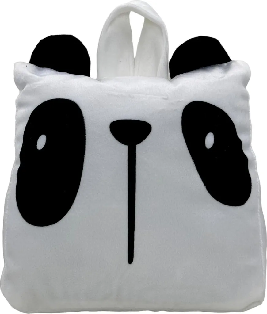 Bloque-porte Design Panda Blanc 1 kg en peluche douce et finitions élégantes