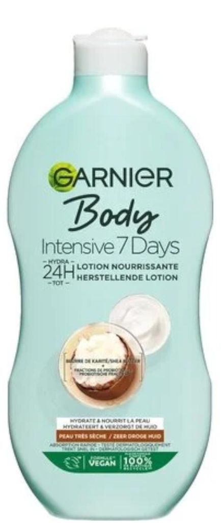 Garnier Body Lotion 400ml Intense 7 Days Shea Butter Zeer Droge Huid