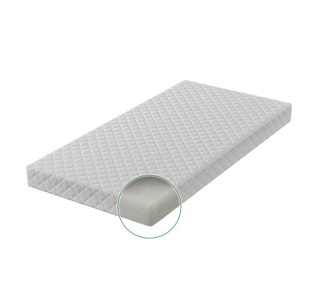 Biela detská postieľka so zásuvkou 120 x 60 cm +penový Obrázok produktu 4