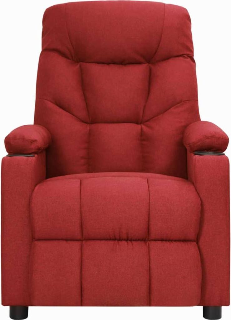 vidaXL Relaxsessel Weinrot Stoff