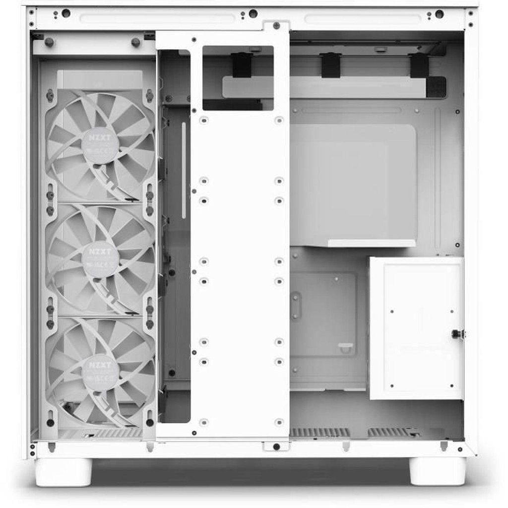 NZXT H9 Flow, Midi Tower, PC, Weiß, ATX, micro ATX, Produktbild 