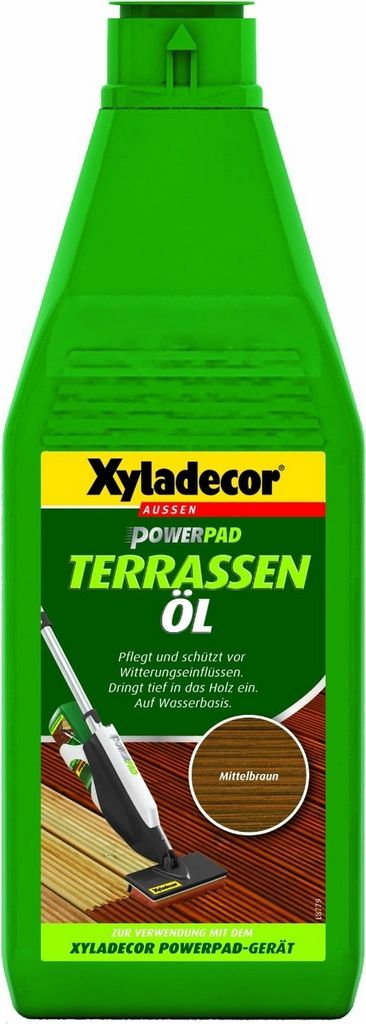 Xyladecor Power Pad Terrassen Öl mittelbraun