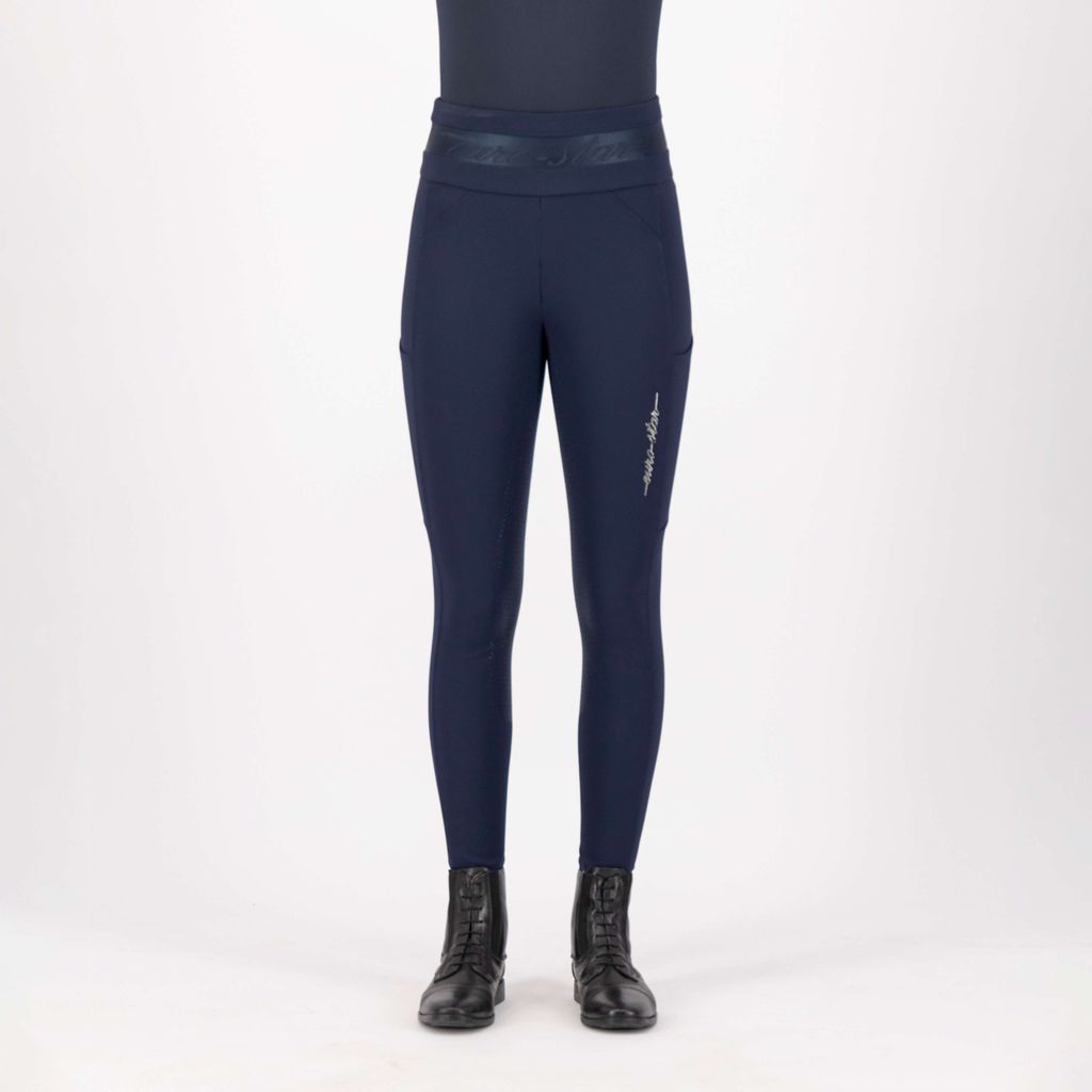 Euro-Star Reitleggings Damen Full-Grip ESImpress HW 2023 Damenreithose Vollbesatz Navy 42