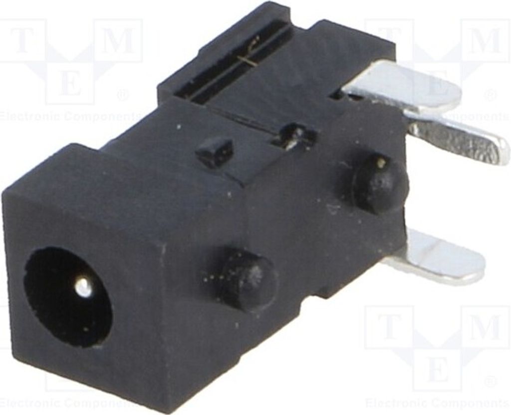 2x Buchse männlich zur DC-Stromversorgung 0,65mm 0,65mm THT PC-GK0.65 DC Steckver