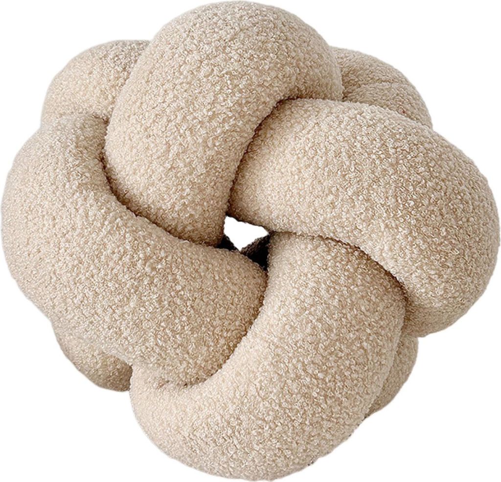 Kissen, manuell, geflochtener Knoten, runde Kugelform, Plüsch, elastisch, Schlafbegleiter, Sofa, Couch, Dekoration, Wurfkissen, Fotografie-Kissen
