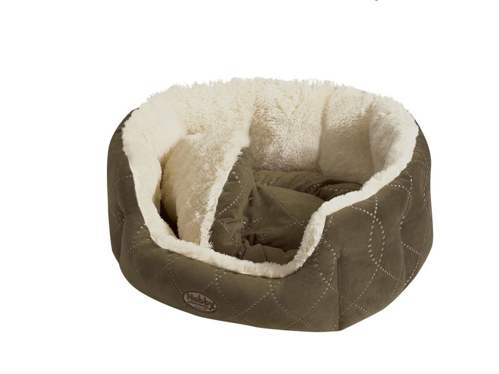 Nobby Komfortbett "CENO" L x B x H: 55 x 50 x 21 cm beige / braun