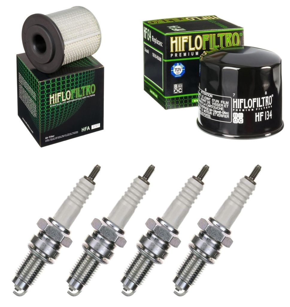 Service-Kit für Suzuki GSX-R 750 X 1986-1987 Luftfilter Ölfilter Zündkerzen von pamoto - Neu