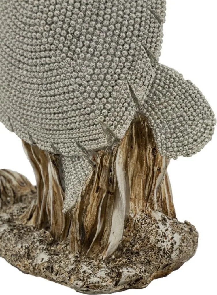 Statuette Tortue Décorative en Argent - Objet Déco de Salon Moderne - 4