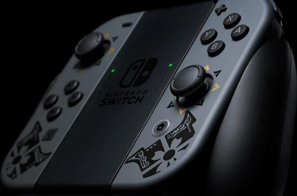 Nintendo Switch so sivým Joy-Conom - Monster Hunter Rise Obrázok produktu 6