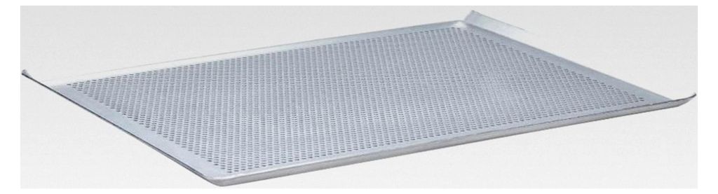 Perforiertes Backblech aus Edelstahl