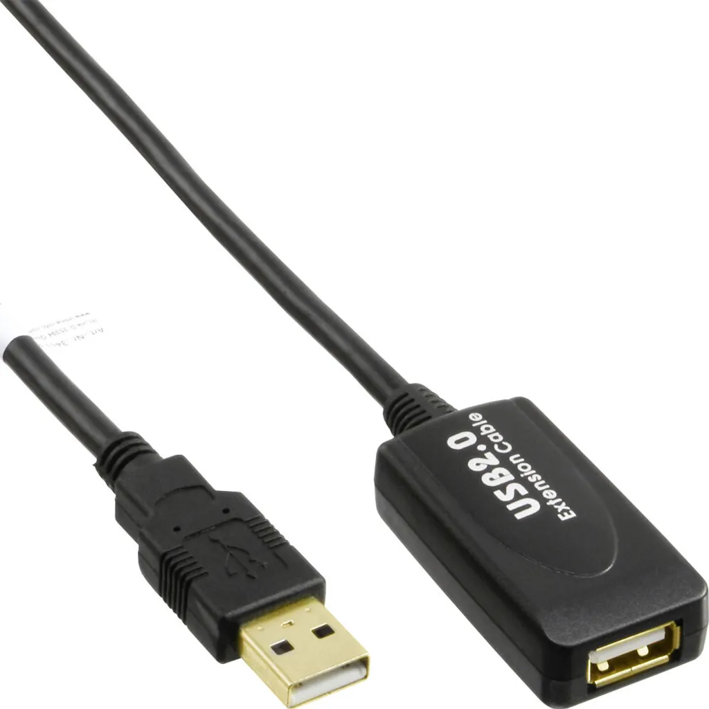 InLine 10m USB 2.0 Attivo - Stop ai Problemi di Connessione!
