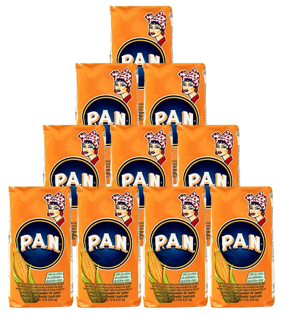 Pan Maismehl Vorgekochtes gelbes Maismehl (orange Produktbild 