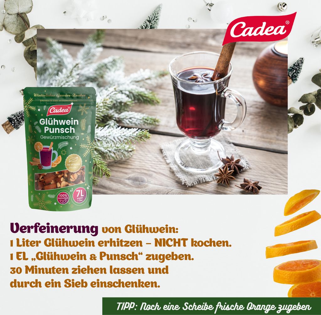 CADEA Glühwein Punsch Gewürzmischung 8 x 100g | Kaufland.de