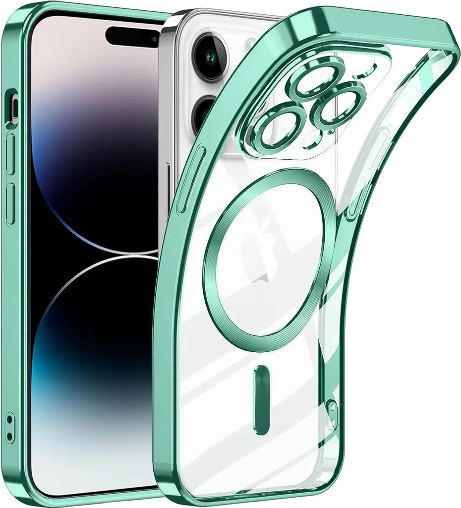 Custodia iPhone 14 Pro Max Verde Chiaro MagSafe - Protezione Sottile