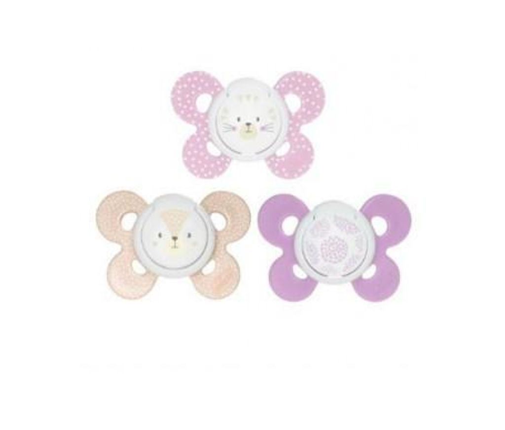Silicone Pacifier Chicco Physio Comfort Girl 6-16 M 2u Produktbild 