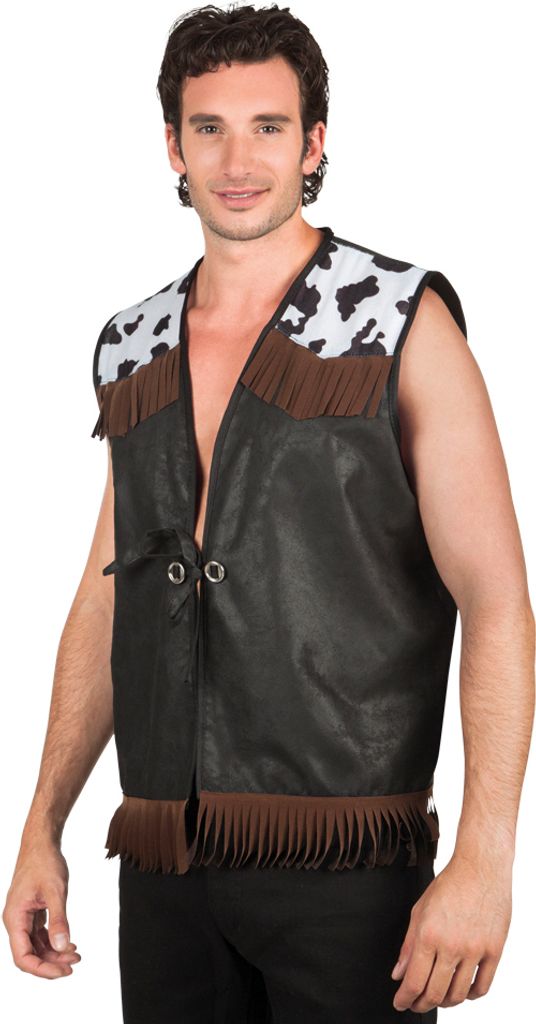 Boland 54323, Maskenkostüm, Erwachsener, Cowboy, Schwarz, L/XL, Schwarz