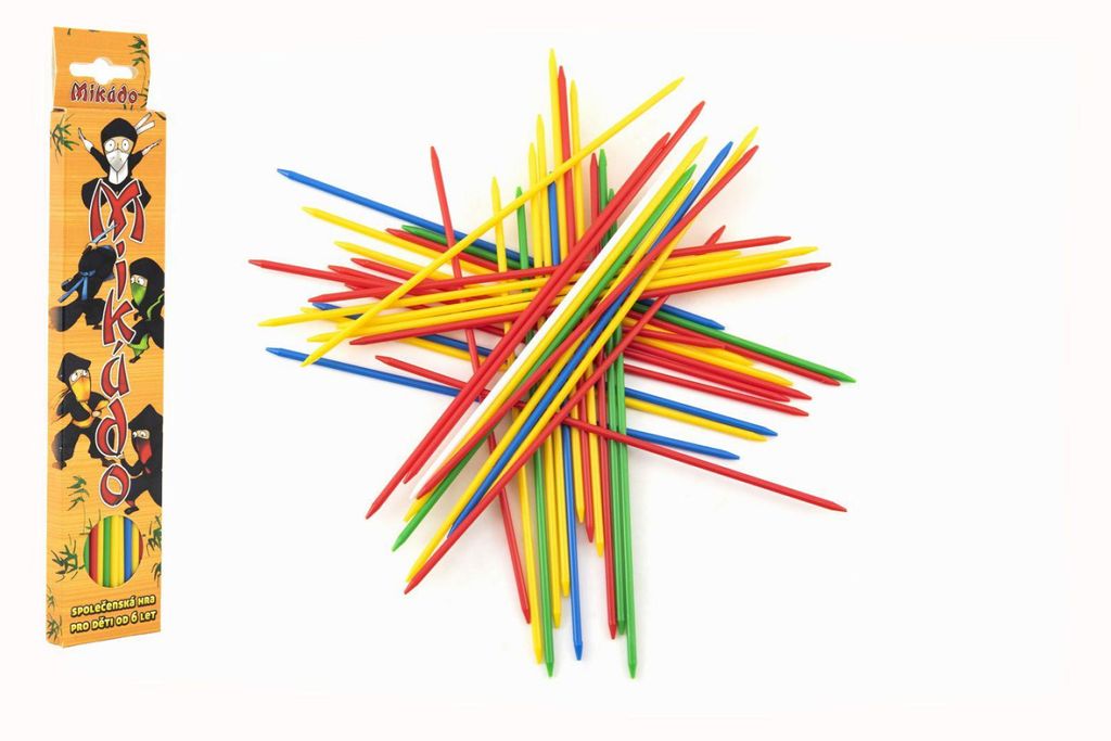 Jeu de société Mikado 41pcs en boîte 4,5x20x1cm Image du produit 