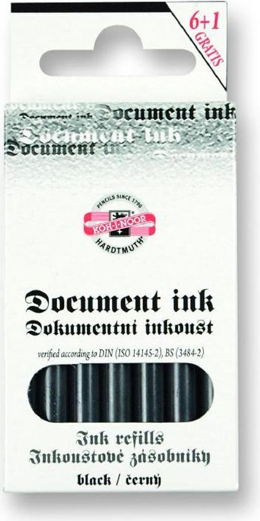 KOH Tintenpatronen Standart 77 mm schwarz 7er