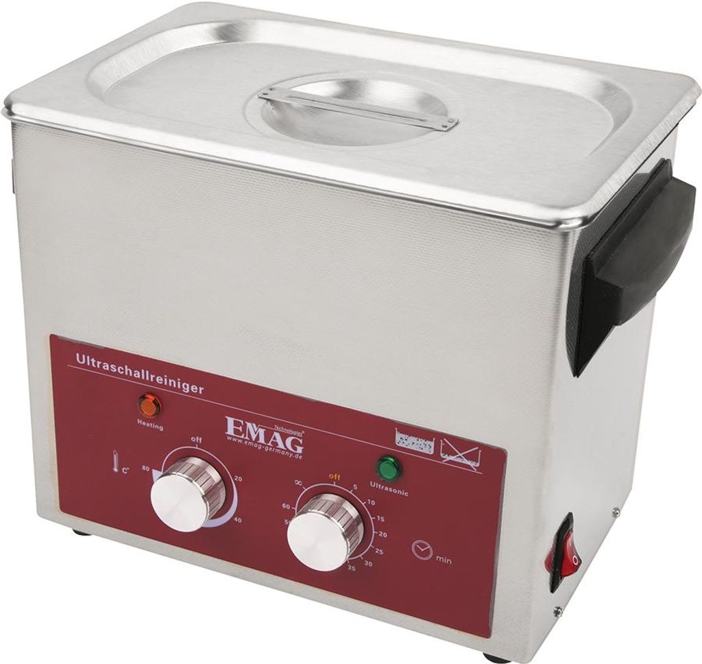 EMAG Ultraschall-Reinigungsgerät Emmi-H22, Ausführung:nv, Inhalt:2,2 l, Gerät:nv, Ultraschall-Spitzenleistung*:max. 120 W