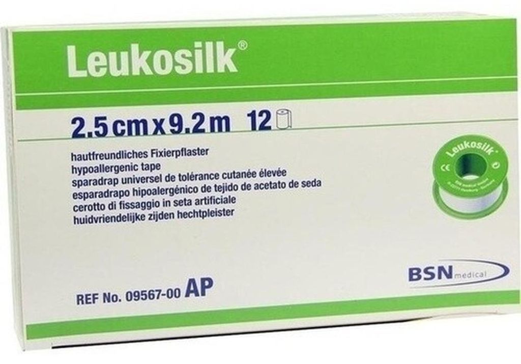 LEUKOSILK 2,5 cmx9,2 m Produktbild 