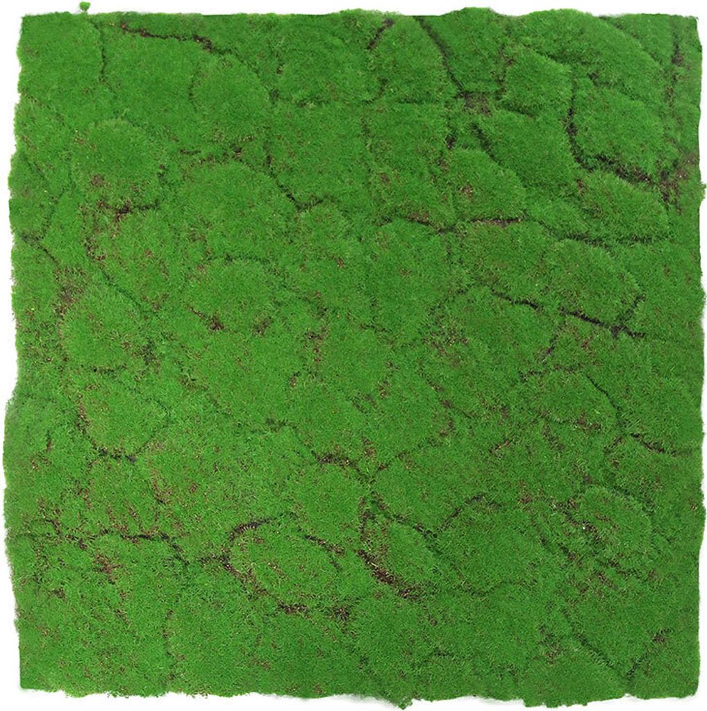 JANGAL Modular Wall Akustik 3D Paneele 520 x 520 mm Forest Green Design Moos Kunst Pflanzenwand Moospaneele