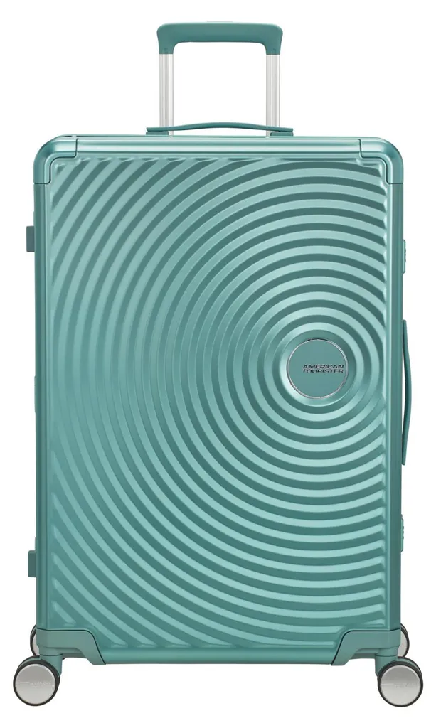 Valise Grand Format 77cm Soundbox Alu Spinner 75/28 Dusty Turquoise TSA