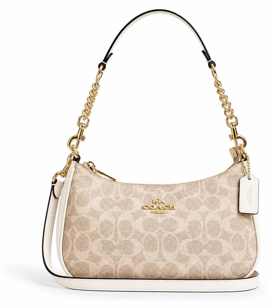 Damenhandtasche Coach Teri Shoulder, Signature Canvas, Produktbild 