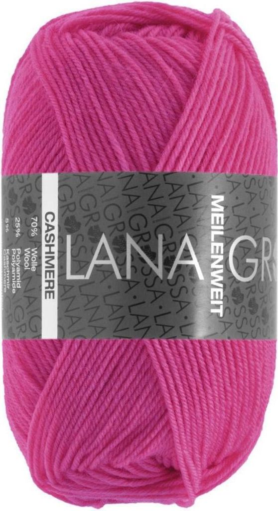 Lana Grossa Meilenweit 50 g Cashmere 4-fach Sockenwolle, Produktbild 