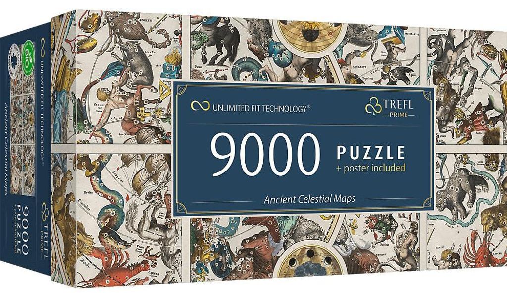Puzzle 9000 Ancient Celestial Maps TREFL Zdjęcie produktu 